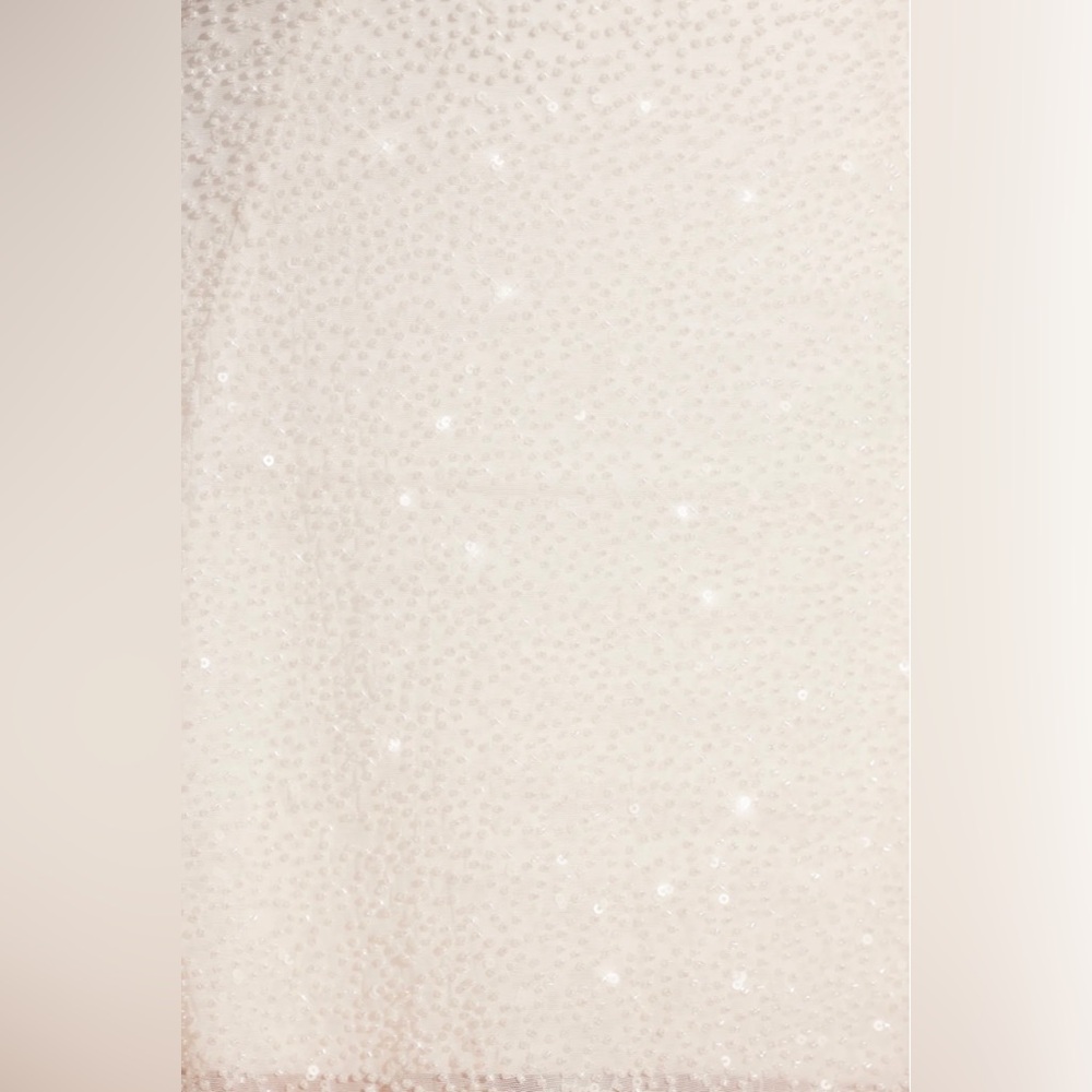 Oh Polly White Sparkle A-Line Dress - Picture 5 of 12